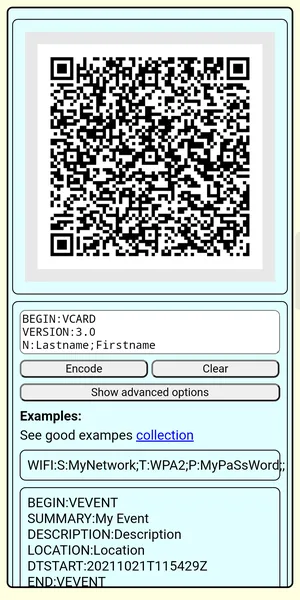 lWSQR lightweight Web Server QR code